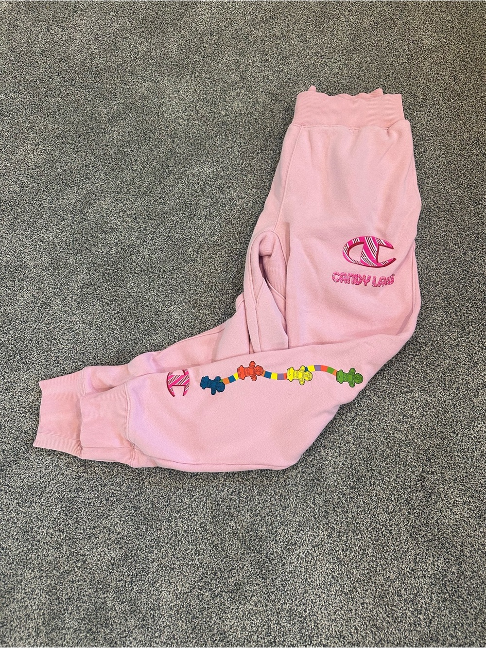 Champion Pink Candy land Graphic Fleece Joggers